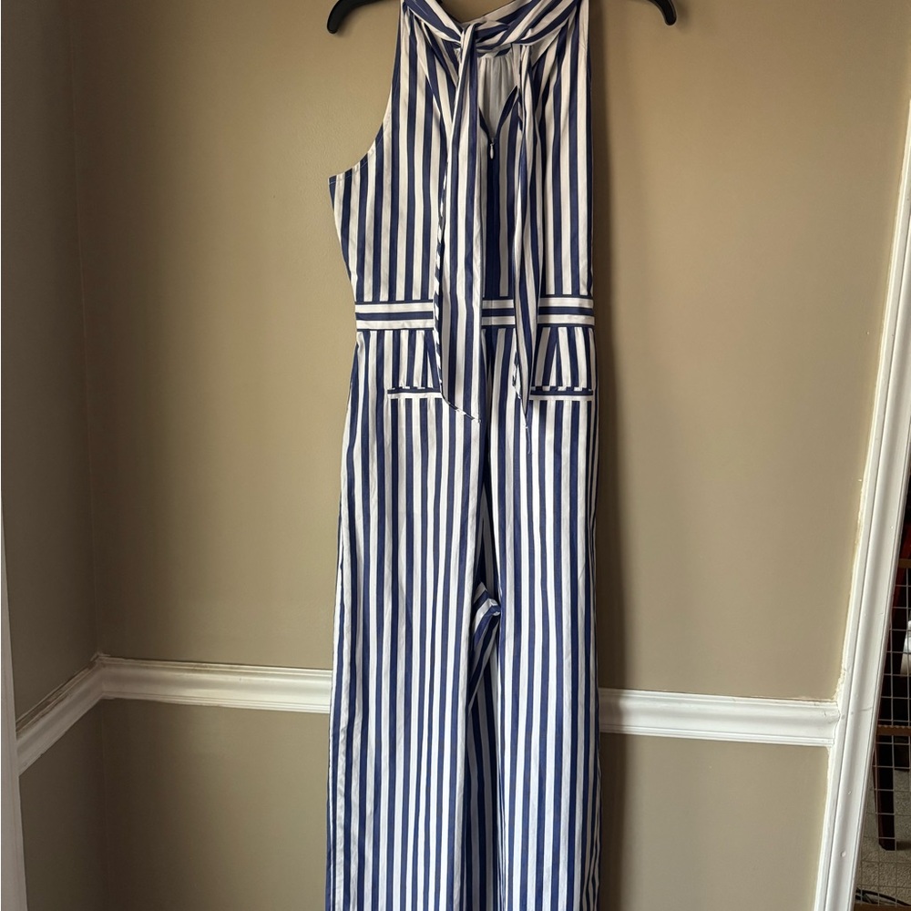 J. Crew Blue and White Striped Jumper - Picture 3 of 5
